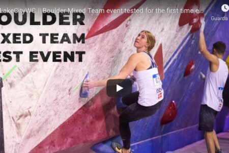 La prima gara mista della storia del climbing