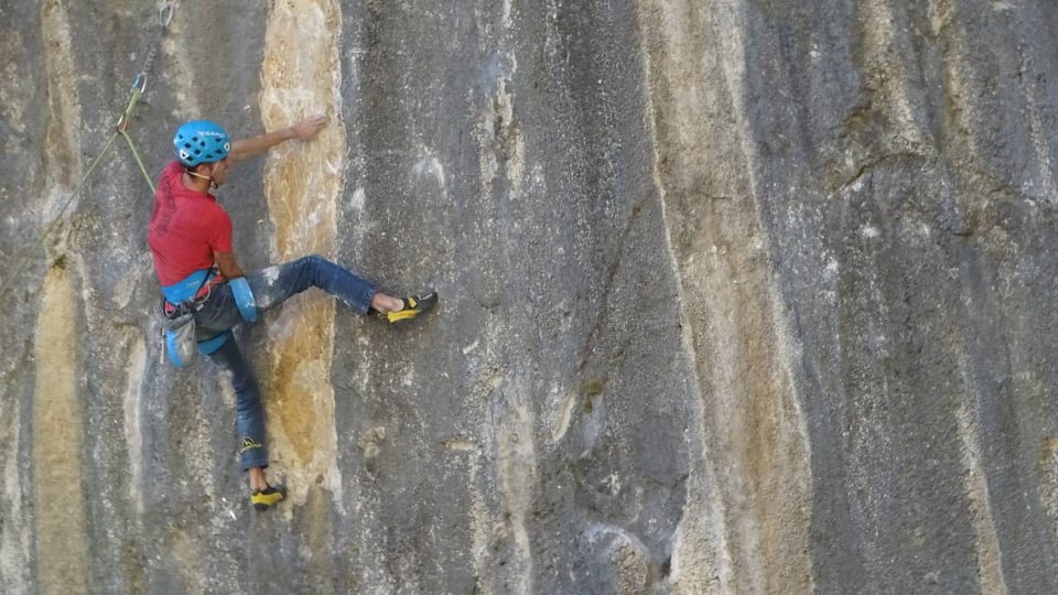 Grandissimo Giorgio Tomatis: ripete LAPSUS 9b ed è record! – Pareti